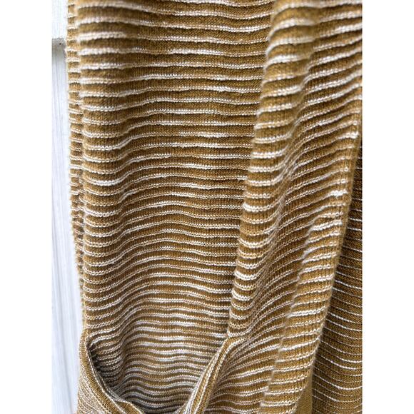 Madewell Summer Ryder Cardigan Sweater in Spiced Olive Stripe Size XXS - Picture 6 of 9